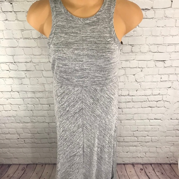 Lou & Grey Dresses & Skirts - Lou & Grey Spacedye Gray Sleeveless Maxi Dress